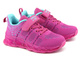 Sportowe buty dziecięce z systemem LED - AMERICAN CLUB ES131/23, różowe