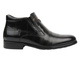 Eleganckie Botki Męskie - JOHN DOUBARE YGFR-Z106-305-1 Czarne Na Zamek