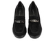 Eleganckie buty damskie na słupku - Potocki 25-12629, czarne