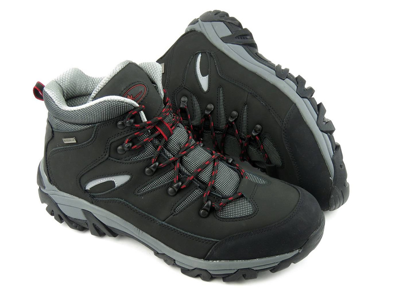 Trekkingi męskie z membraną - VEMONT 2014C, czarne (duże rozmiary: 47, 48, 49)