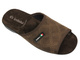 Kapcie męskie z odkrytymi palcami - INBLU OG-7D, ciemny brąz 