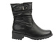 Botki damskie na obcasie- Unisoft 24BT02-7988, czarne