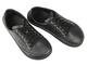 Barefoot skórzane minimalistyczne półbuty damskie Nika Komfort 26014, czarne