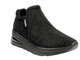 Wsuwane sneakersy damskie - INBLU IN-386, czarne