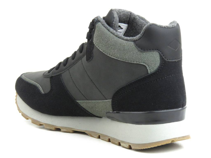 Sneakersy męskie zimowe, ocieplane - LEE COOPER LCJ-23-31-3066M, czarne