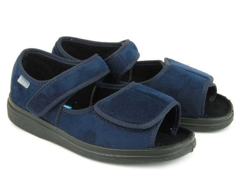 Sandały damskie profilaktyczno-zdrowotne Befado dr Orto 989D004, granatowe