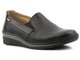 Miękkie półbuty damskie, lordsy - Helios Komfort 350-2, czarny 2