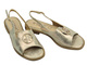 Sandały damskie- S. Barski KV51-002 złote