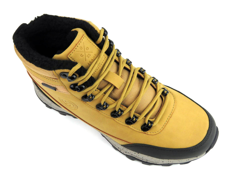 Trekkingi, buty zimowe męskie - CROSS JEANS KK1R4026C, camel