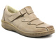Lekkie, elastyczne półbuty damskie Helios Komfort 780-2, beżowe