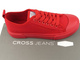 Trampki damskie przed kostkę - Cross Jeans HH2R4016C, czerwone