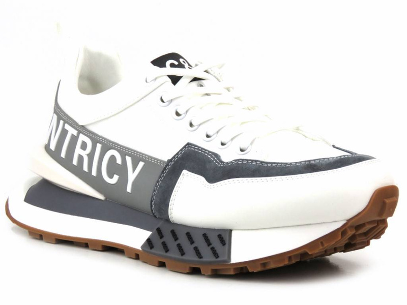 Sneakersy, buty sportowe męskie - John Doubare 2666, białe