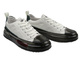 Nowoczesne sneakersy męskie - JOHN DOUBARE 8311, białe