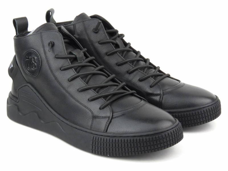 Sneakersy męskie, buty sportowe - JOHN DOUBARE LD1951, czarne