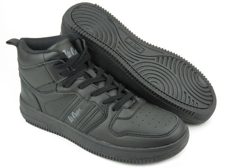 Zimowe buty męskie sportowe - LEE COOPER LCJ-22-29-1307M, czarne