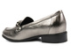 Półbuty, loafersy damskie Potocki 24-12065, metaliczne