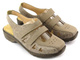 Wygodne sandały damskie o tęgości G 1/2 - Axel 2498, beżowe