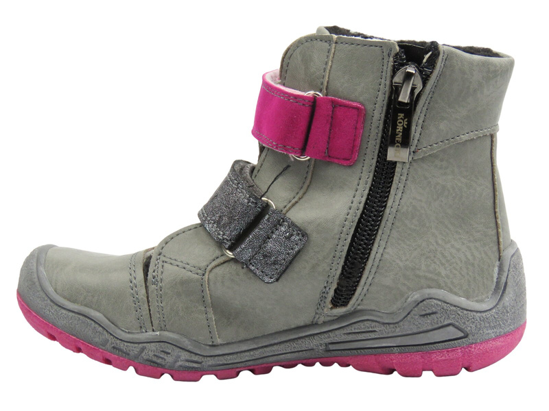 Trzewiki dziecięce dziewczęce Kornecki 06738, popielate