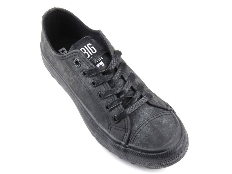 Czarne trampki damskie Big Star GG274074