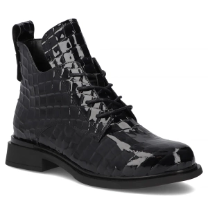 Trzewiki botki damskie - Filippo DBT7239/25, czarne