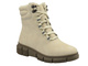 Wygodne botki damskie ze skóry Nika Komfort H-238, beżowe
