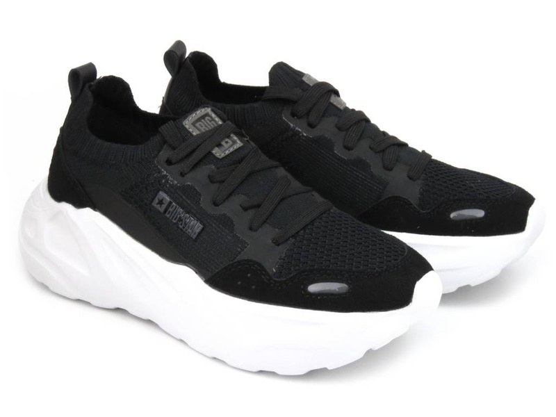 Buty sportowe, sneakersy damskie BIG STAR JJ274603, czarne