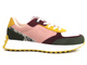 Buty sportowe, sneakersy damskie BIG STAR II274404, różowo-zielone