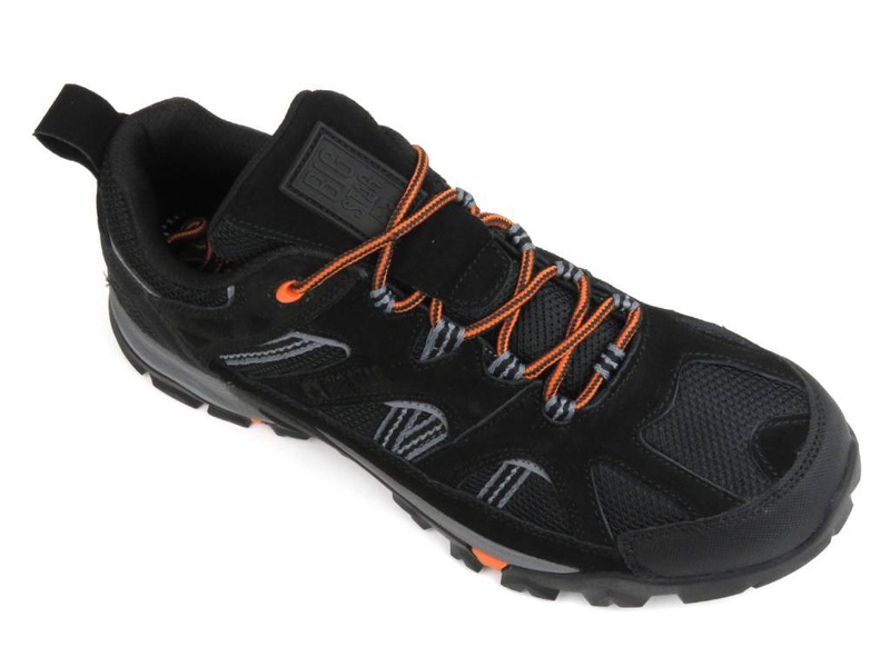 Sneakersy, trekkingi męskie z technologią Memory Foam - BIG STAR KK174062, czarne