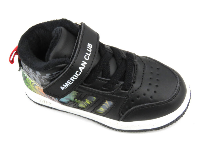 Sportowe buty dziecięce - AMERICAN CLUB BD 25/22, czarne