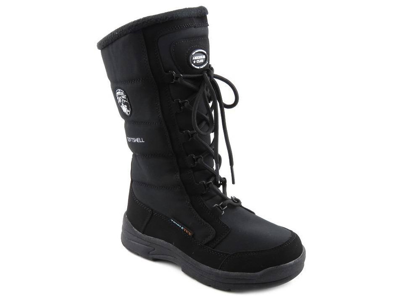 Śniegowce dziecięce czarne AMERICAN CLUB SN12/20