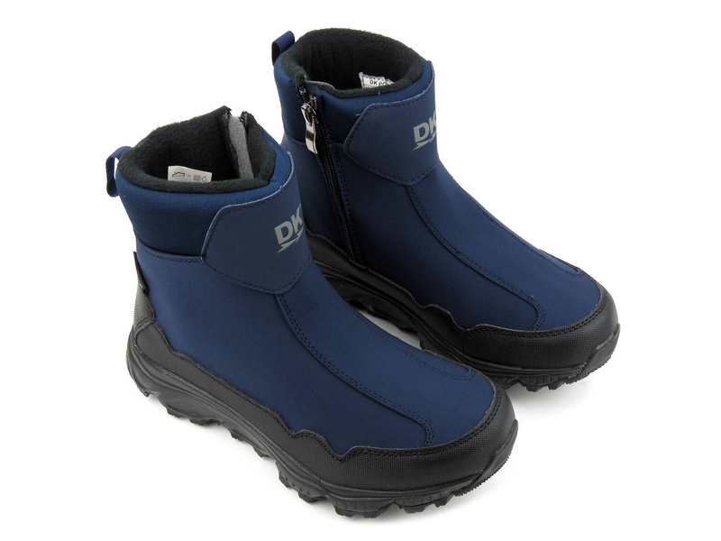Śniegowce damskie DK TECH Soft Shell 2462, granatowe