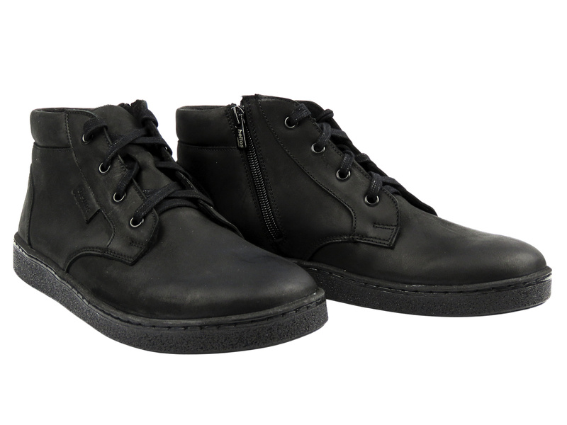 Barefoot trzewiki minimalistyczne męskie Helios Komfort 833, czarne