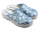 Klapki damskie medyczne ze skórzaną wkładką - Inblu 50-51, jasnoniebieskie