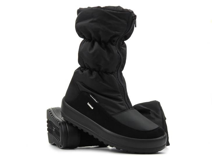 Ciepłe śniegowce damskie z membraną czerń Manitu 990219-01