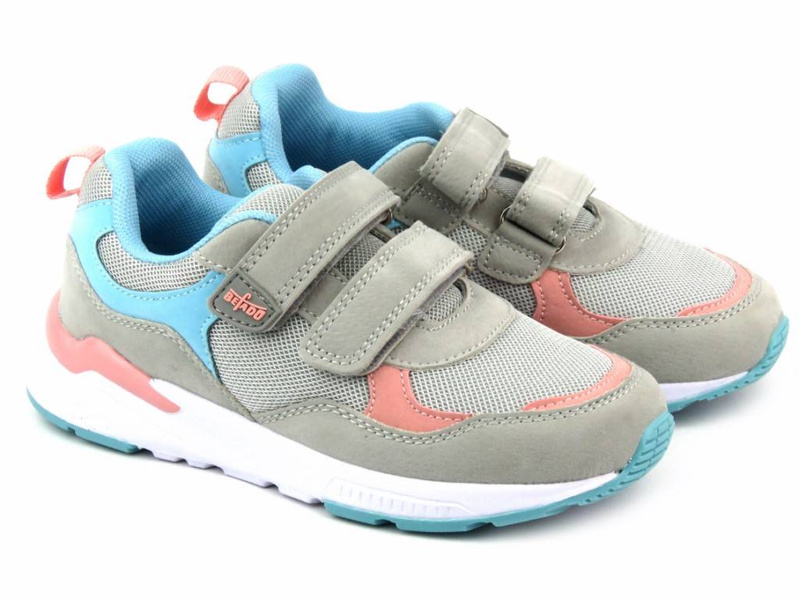 Sneakersy dziecięce, młodzieżowe - BEFADO 516Y238, szare
