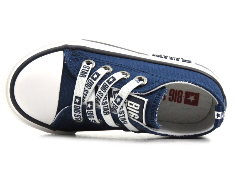 Wsuwane trampki, tenisówki dziecięce - BIG STAR KK374070, granatowe