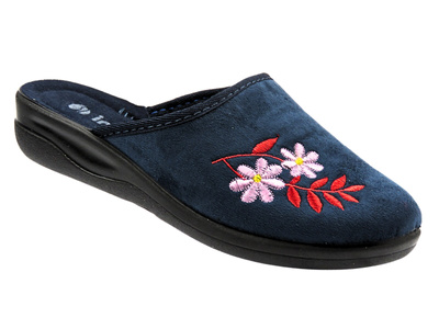Wygodne kapcie damskie granatowe INBLU CF-8F