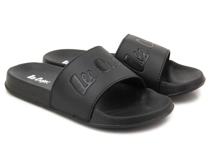 Klapki damskie sportowe Lee Cooper 23-42-1732L, czarne