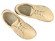 Skórzane minimalistyczne półbuty damskie barefoot Helios Komfort 451, jasny beż