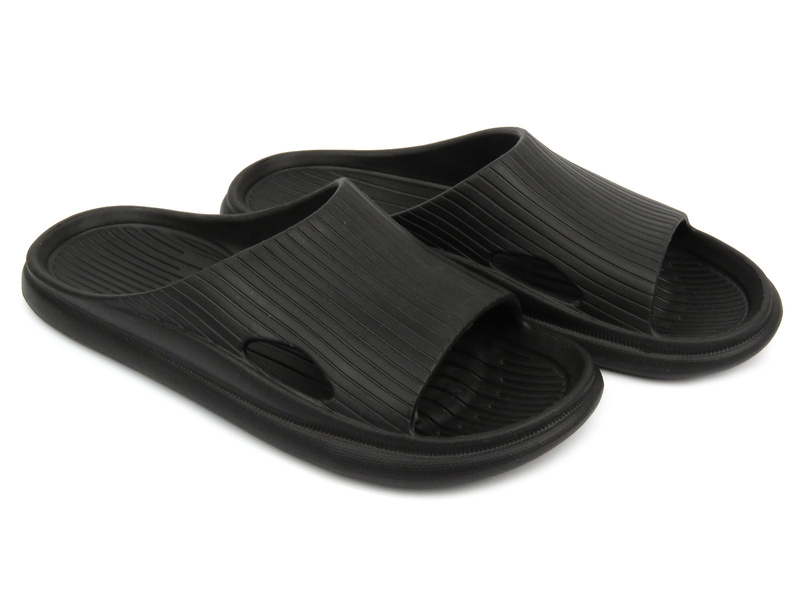 Klapki damskie - Realpaks G-101,czarne