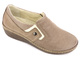 Wygodne półbuty damskie ze skóry Helios Komfort 329-2, beżowe