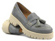 Półbuty, loafersy damskie MACIEJKA 5497S-20, szare