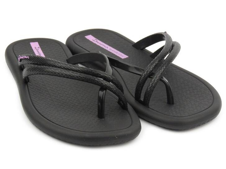 Klapki, japonki damskie - Ipanema 27133, czarne