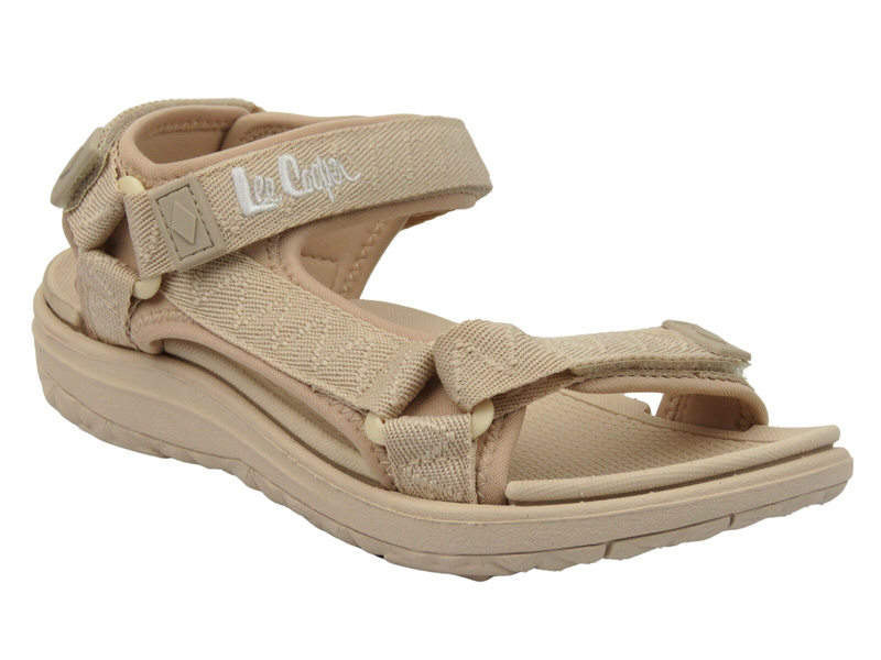 Sandały damskie sportowe - Lee Cooper 25-34-3560L, beżowe