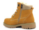 Trzewiki Męskie Z Wełną - HELIOS Komfort 822 Żółte - Na Zamek