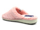 Futerkowe, miękkie kapcie damskie - INBLU LB-95, różowe