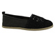 Espadryle damskie - NEWS 02TX7-4712, czarne