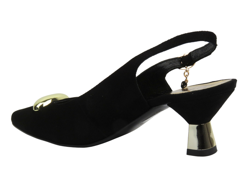 Eleganckie czółenka damskie - CheBello 4659, czarne