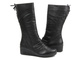 Kozaki damskie ocieplane - Comfortabel 970024-01, czarne