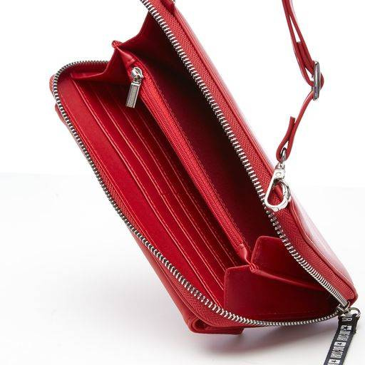 Torebka damska a la portfel - BIG STAR GG674008, czerwona